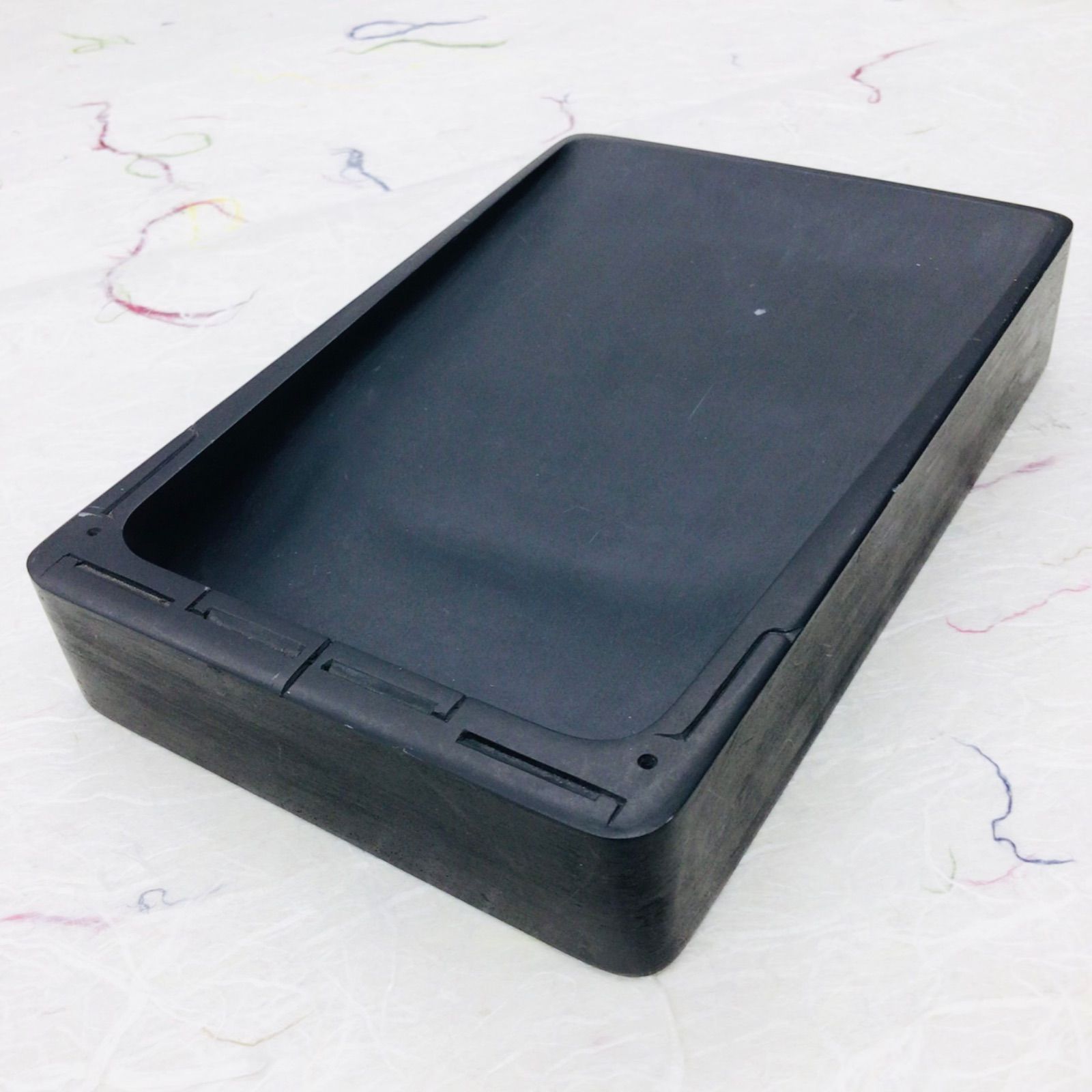 専用品 書道 硯 雨畑硯②2 雨畑真石 明石作 大硯 桐箱入り 雨畑