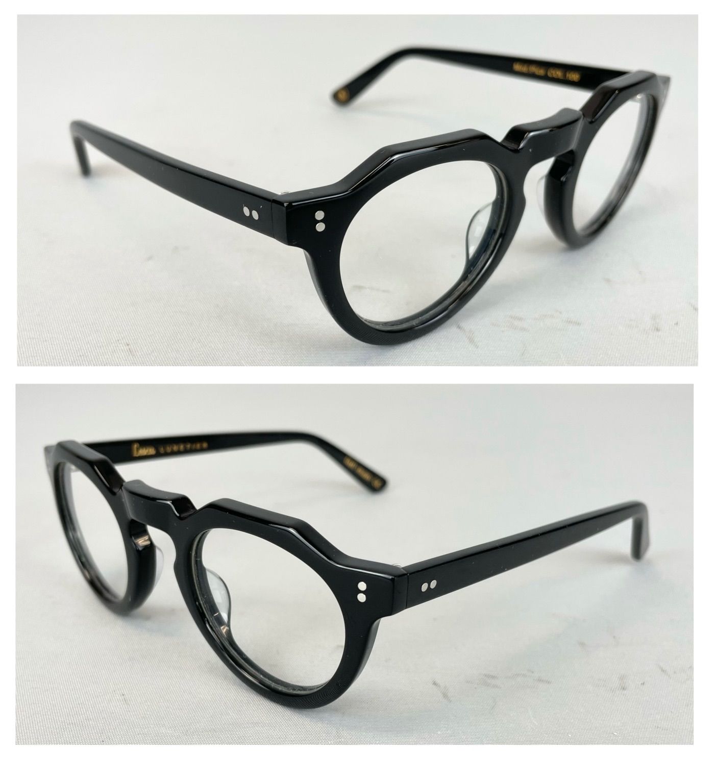 I4OG6 LESCA レスカ LUNETIER ルネティエ Mod. Pica COL.100 メガネ 
