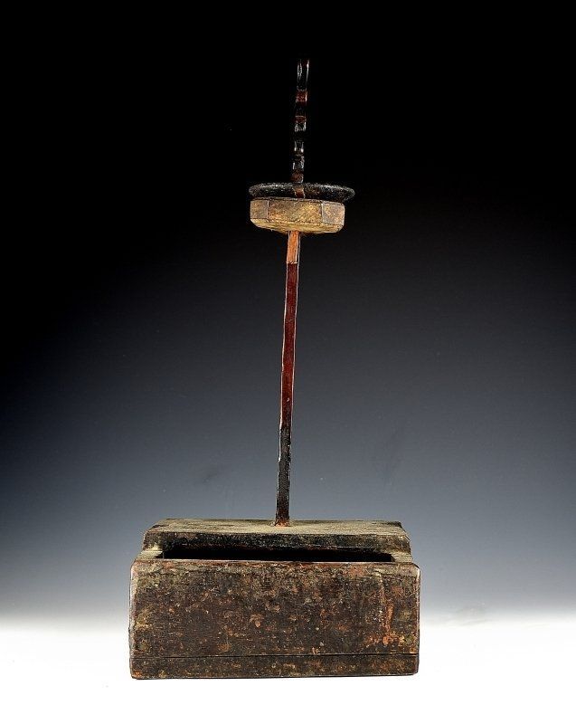 蔵C4935a 古民藝 短檠 灯燭具 江戸時代 WWW_IMPECCABLEHEALTHCARESERVICES_COM