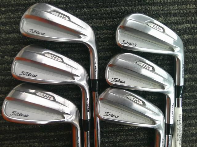 タイトリストT100アイアン(2021) AMTホワイト S200 6-Pセット タイトリスト 2025 T100 アイアン 6本セット （#5/#6/#7/#8/#9/PW