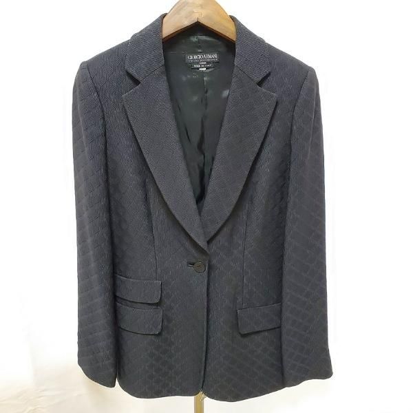 Giorgio Armani ノーカラージャケット 38 Giorgio Armani ノーカラージャケット イタリア製 - メルカリ