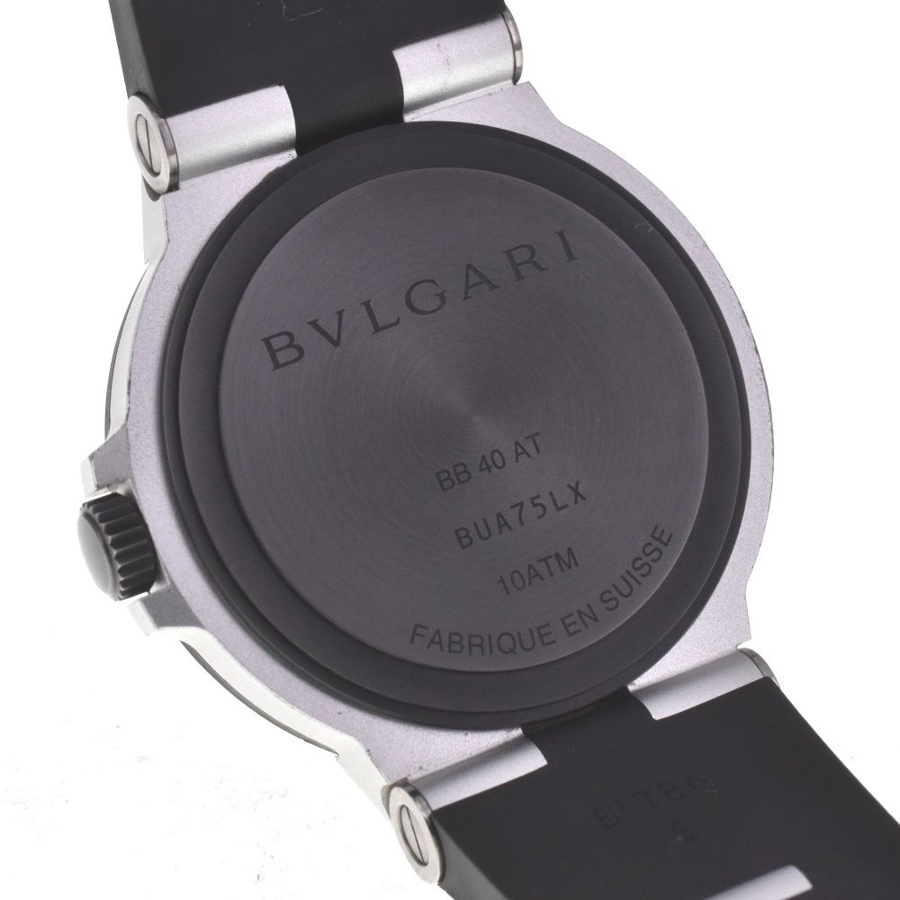 ブルガリ BVLGARI BB40AT アルミニウム デイト 自動巻き メンズ美品 J 