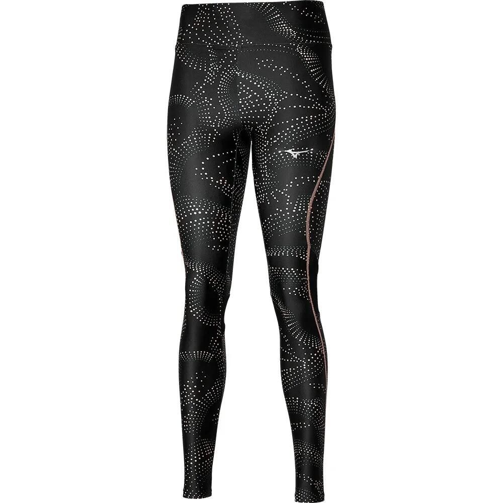 お取り寄せ ２～４週間で発送 ミズノ アクティブ レギンス レディース Black | Apricot Ice t MIZUNO Active leggings t
