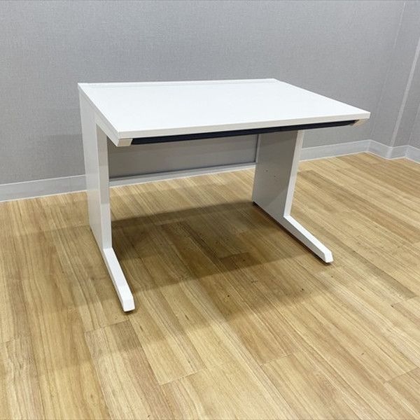 平デスク CZR 引出し付 オフィスデスク W1000 イトーキ ホワイトW