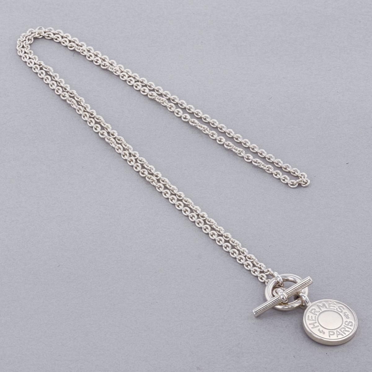 美品】 HERMES （エルメス） ｱﾐｭﾚｯﾄ ｾﾘｴ ﾈｯｸﾚｽ 925 ブランドジュエリー ネックレス/ペンダント/チョーカー Silver/ ｼﾙﾊﾞｰエリー ネックレス/ペンダント/チョーカー Silver/ｼﾙﾊﾞｰ - メルカリ