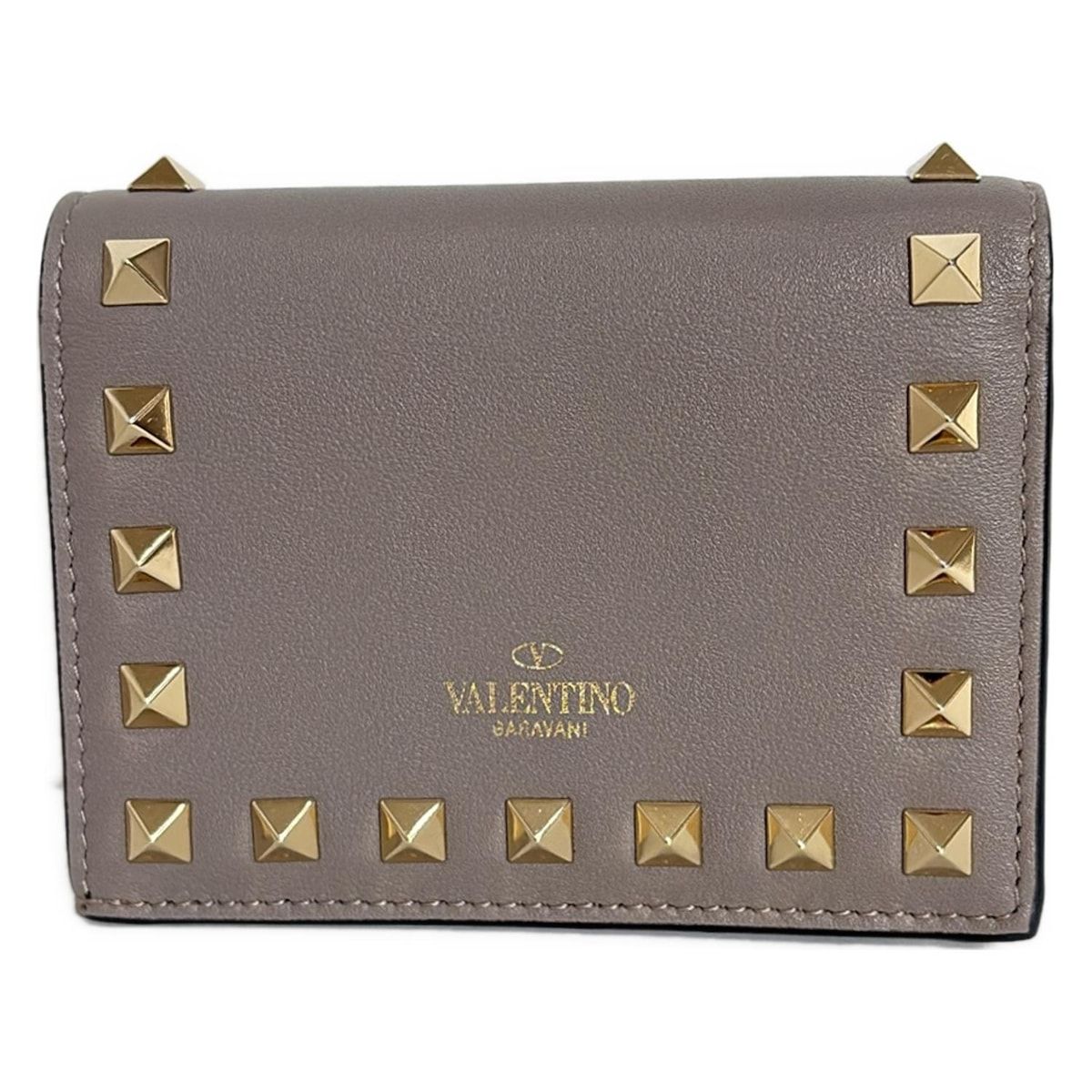 VALENTINO GARAVANI ロックスタッズ2つ折り財布 VALENTINO GARAVANI