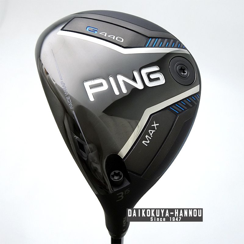 PING - ピン フェアウェイウッド G440 MAX　3W　15°　レフティ G430 MAX フェアウェイウッド PING TOUR 2.0 BLACK 65／75