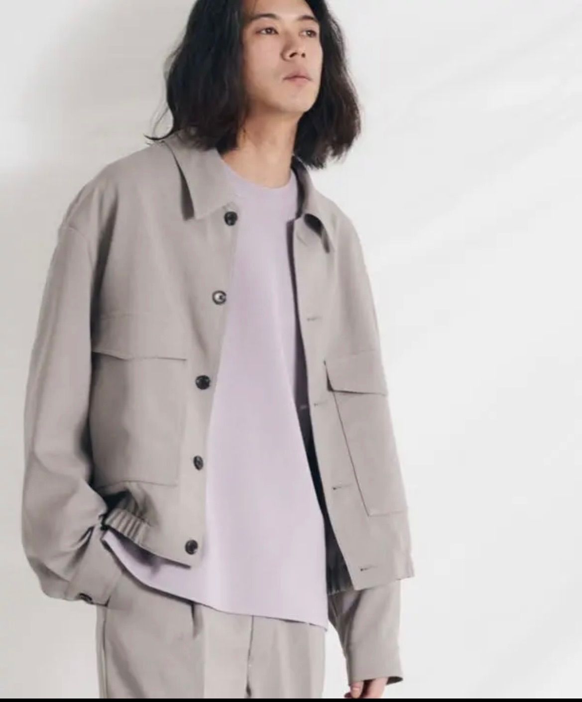 WYM LIDNM PE W-POCKET WIDE BLOUSON SETUP - メルカリ