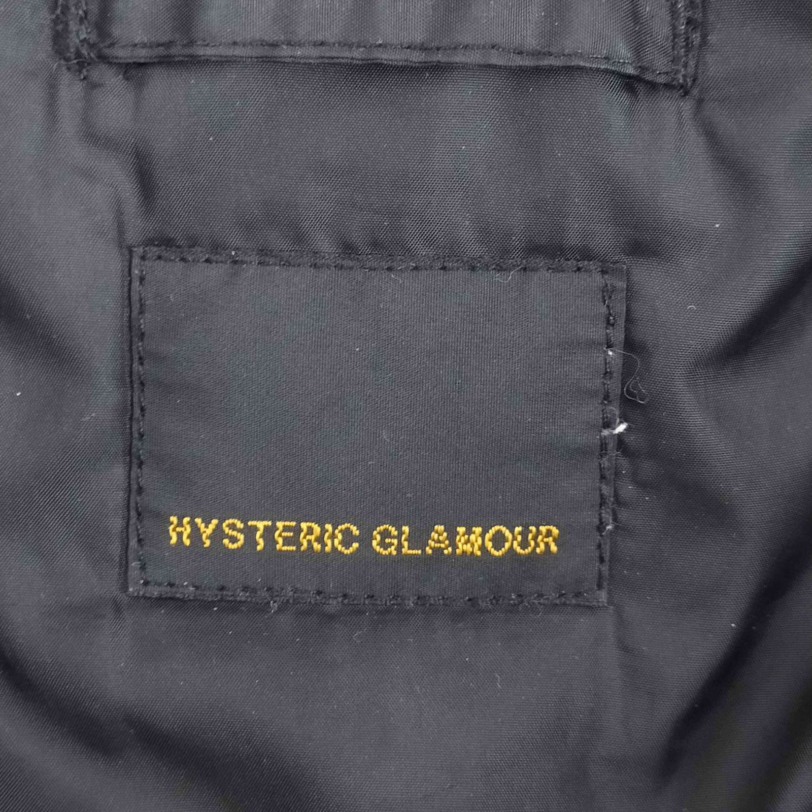 【美品】ヒステリックグラマー プリマロフト N-3B ミリタリージャケット 黒 ヒステリックグラマー HYSTERIC GLAMOUR N-3B プリマロフト