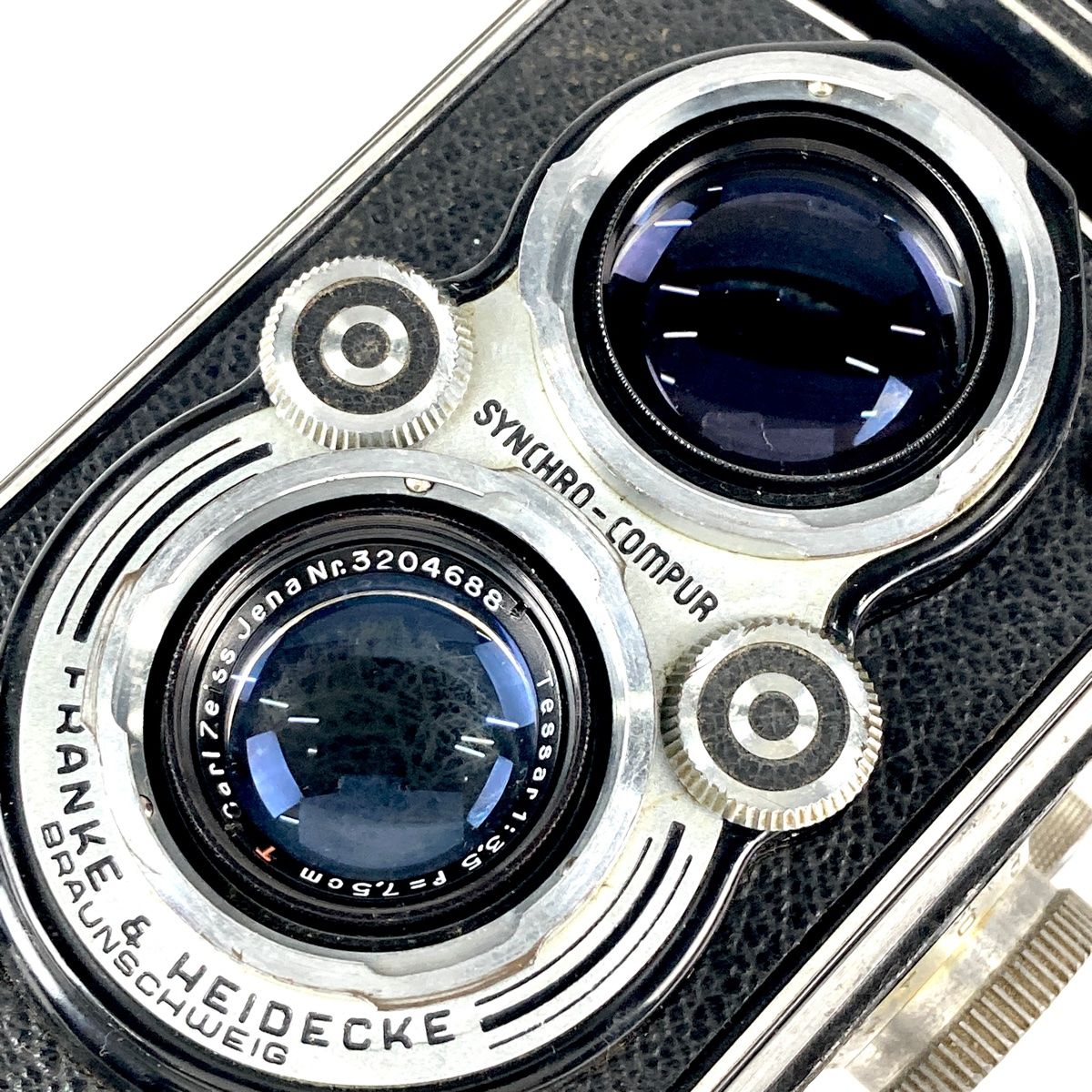 Rolleiflex 二眼レフカメラ Tessar1:3,5 聞き入っ f=75 ジャンク