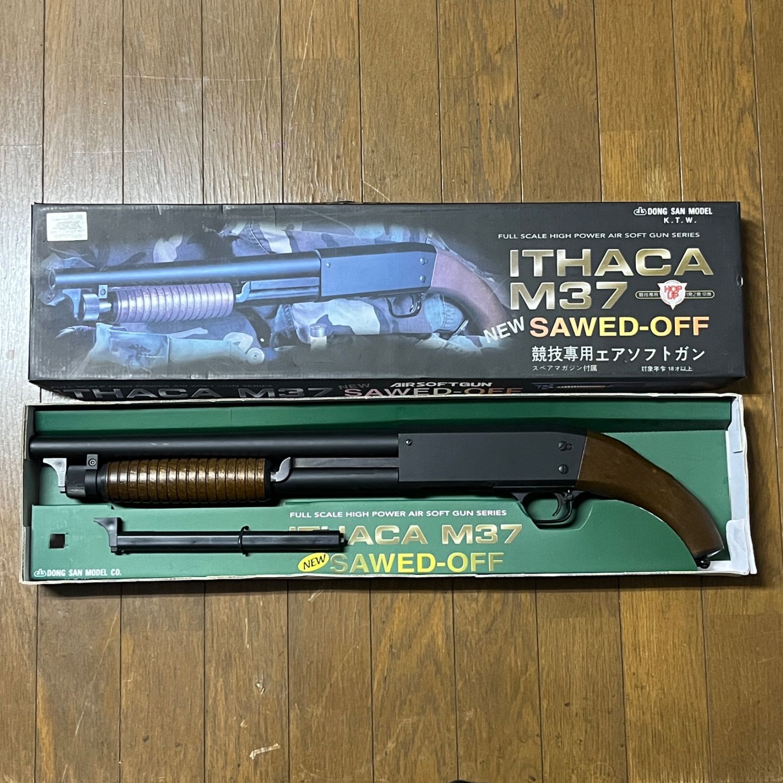KTWIthaca M37 Sawed-Off エアコッキングガン エアガン 外 き