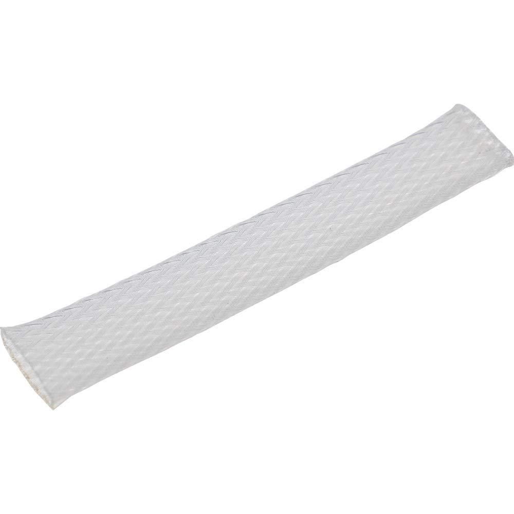 【新品・2営業日で発送】TRUSCO トラスコ中山 TRUSCO カラー編組チューブ 自然折径22mm 長さ10m 1巻 透明