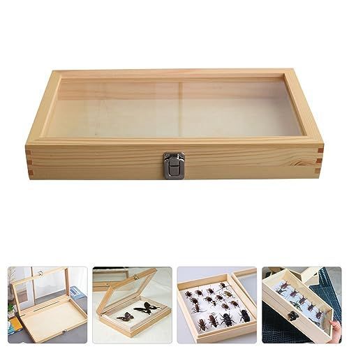 38x22cm1個 DOITOOL ディスプレイボックス 木製 コレクション