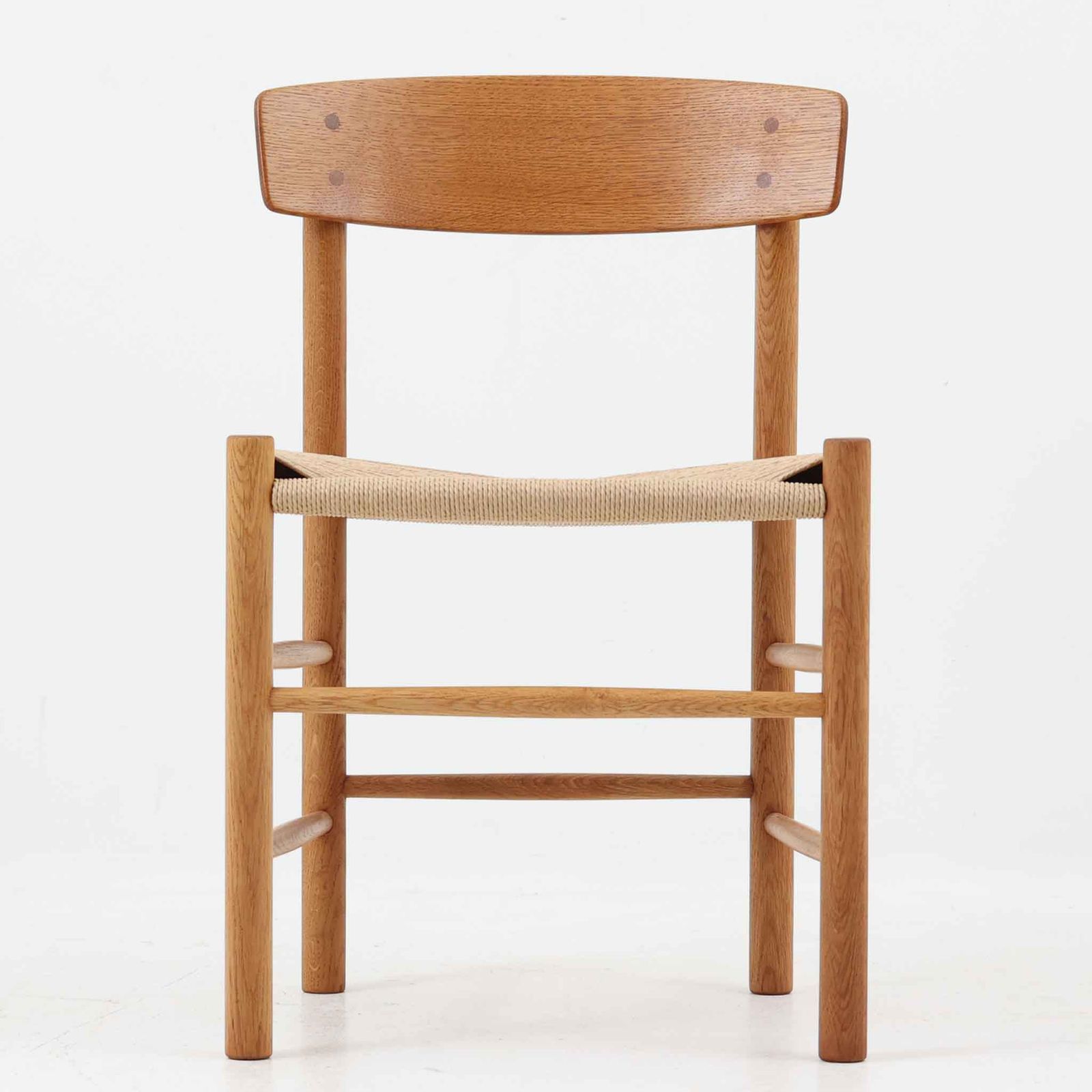 Borge Mogensen ダイニングチェア J39 オーク×ペーパーコード FDB ボーエ モーエンセン デンマーク製 DK18504