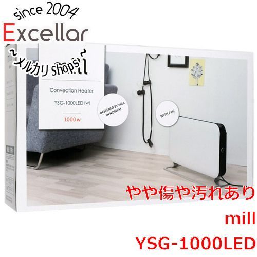 [bn:7] mill　コンベクションヒーター　YSG-1000LED-W 元箱あり