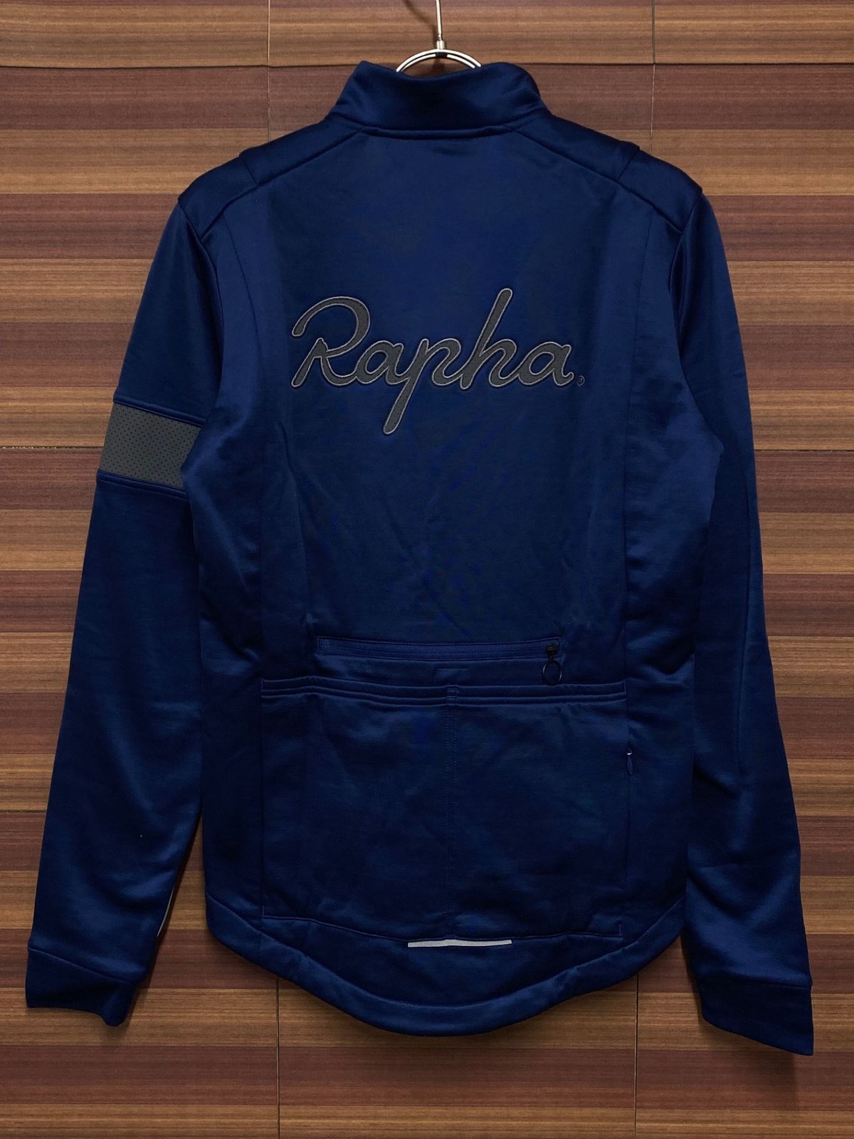 IP737 ラファ Rapha WINTER JERSEY 長袖サイクルジャージ 紺 S 裏起毛