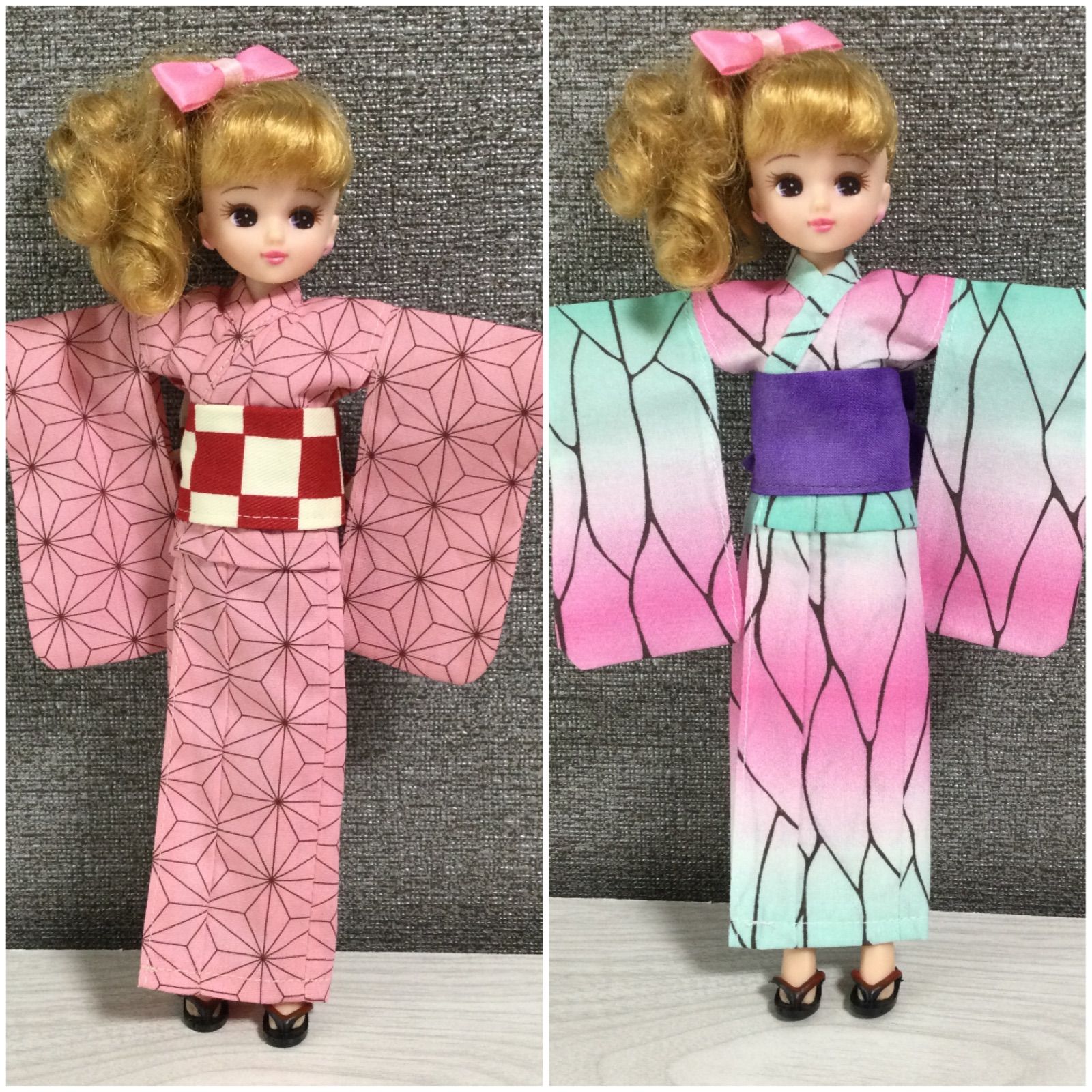 リカちゃんの服 ハンドメイド☆にゃんこドレス☆ - クラフト・布製品