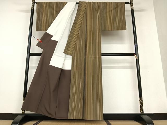 平和屋着物○本場縞大島紬 正絹 逸品 AAAV7140zg - メルカリ