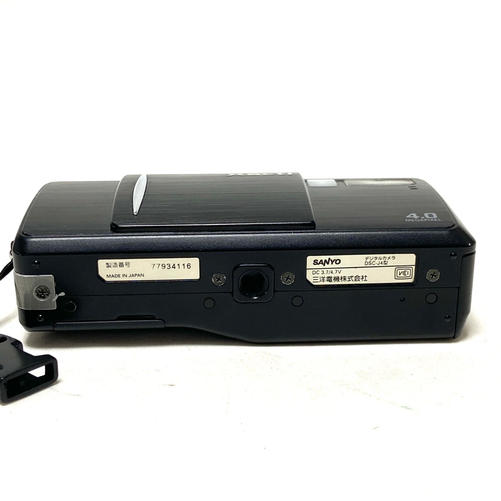 SANYO Xacti DSC-J4 ブラック コンパクトデジタルカメラ DIGITAL