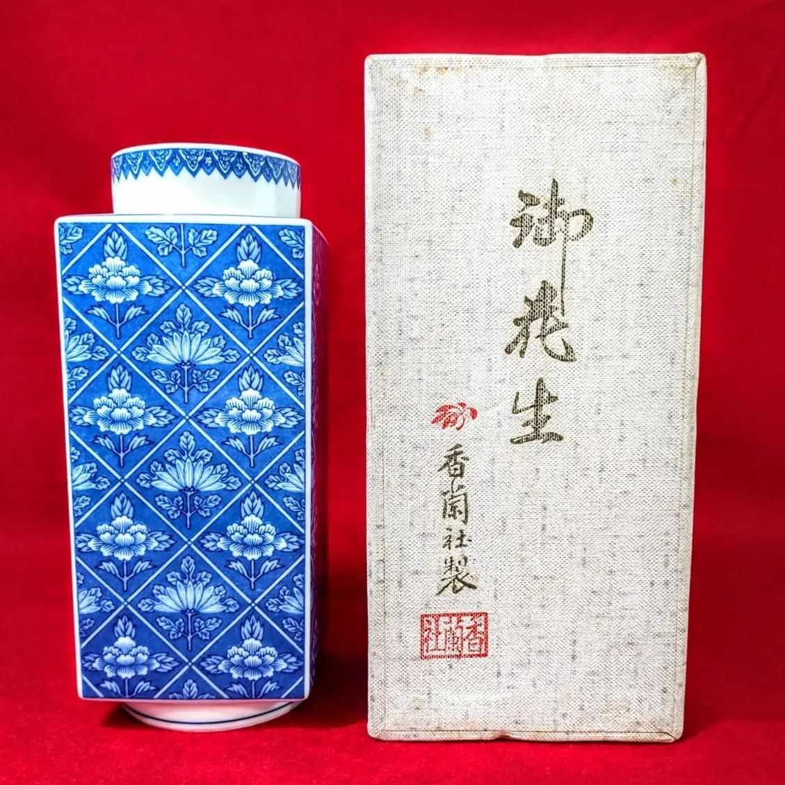 香蘭社 オールドマーク 花瓶 専用箱入り 《NO 00762》 - メルカリ