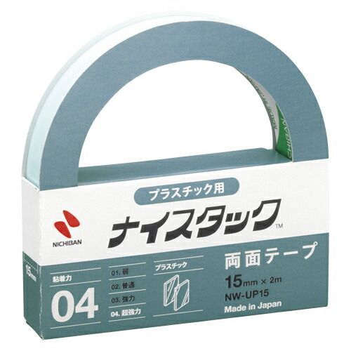 まとめ 両面テープ ニチバン ナイスタック ＴＭ プラスチック用 NW-UP15 4987167054915 ●寸法 幅１５ｍｍ×長２ｍ 1個 ×20セット