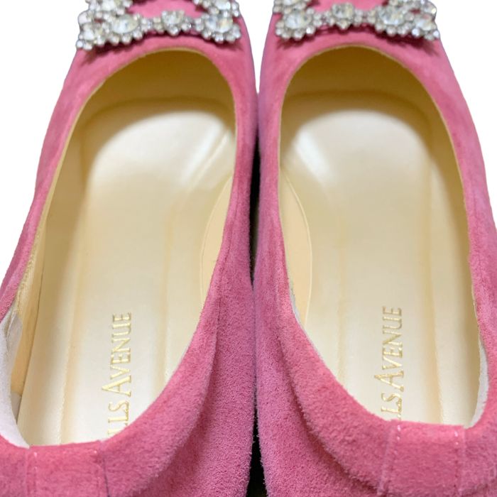 HILLS AVENUE ブリトニー ウェーブソール ビジュー PINK サイズ23.5