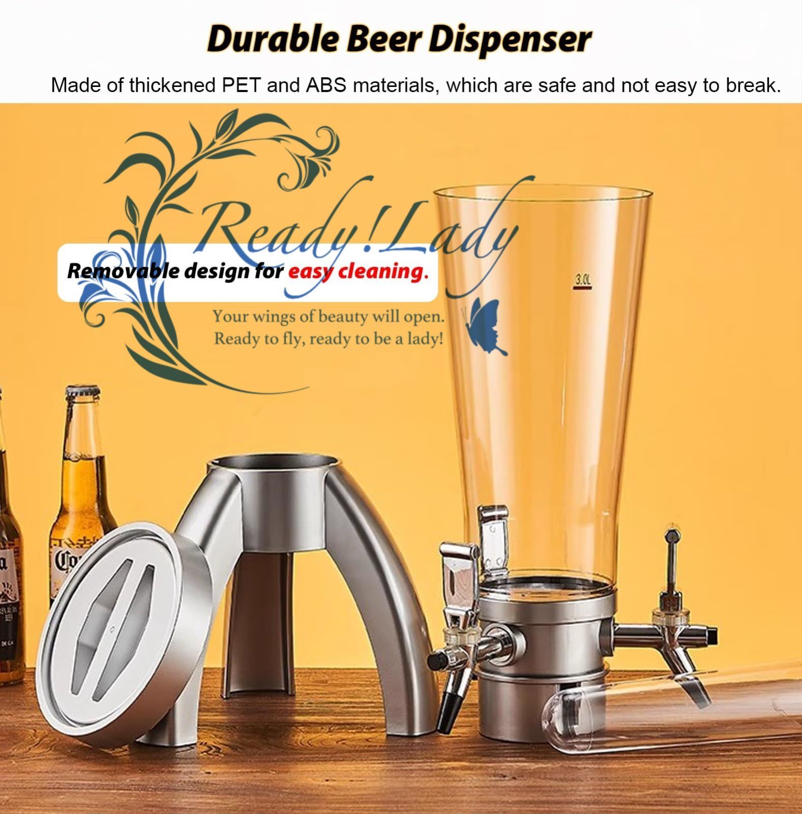 なスタンド式ドリンクタワーディスペンサー G