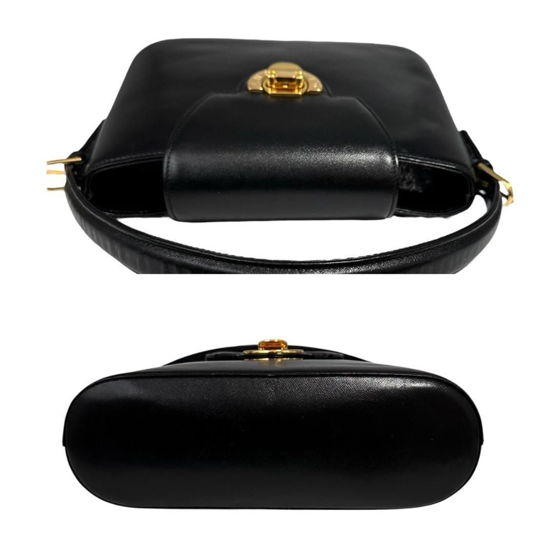 GIVENCHY ジバンシー ハンドバッグ フォーマル レザー ブラック 冠婚