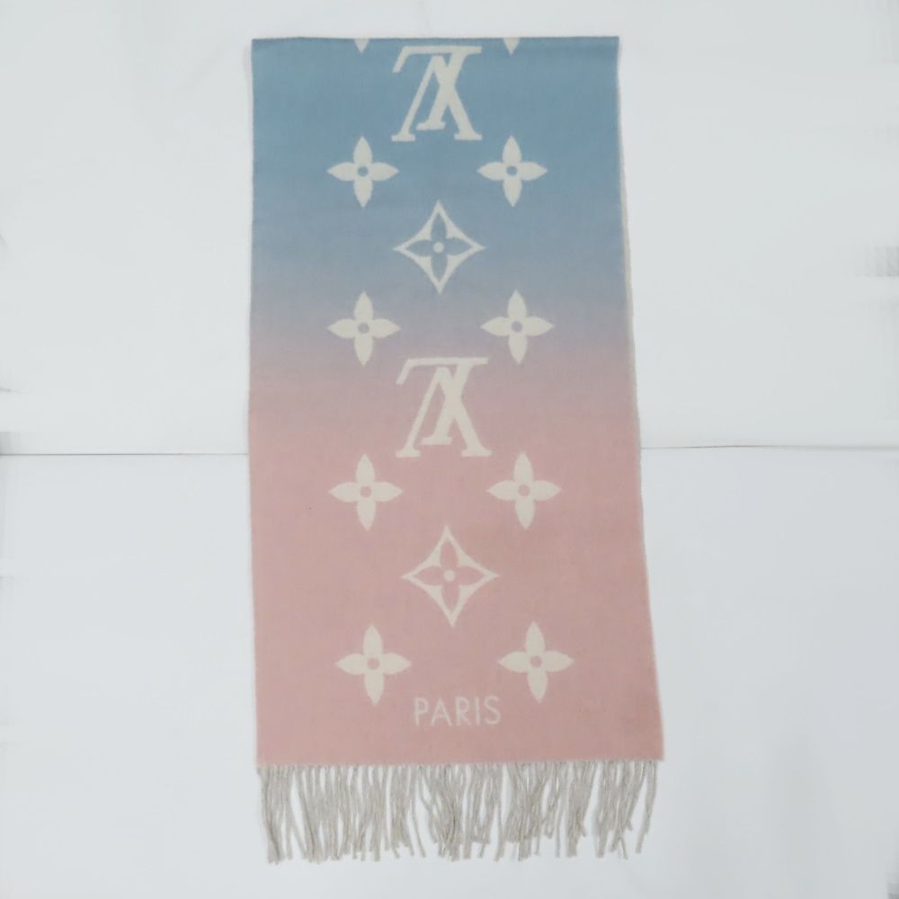 超美品】ルイヴィトン ストール マフラー 絵画 刺繍 140cm ゴッホ