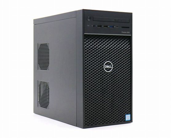 DELL Precision Tower 3630 Xeon E-2124 3.3GHz 32GB 256GB(新品NVMe SSD)+1TB(HDD) P620 Windows10 Pro 小難 中古