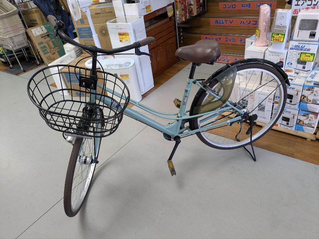 J078☆使用感有り☆軽快自転車☆CARG.☆LEDオート☆26インチ