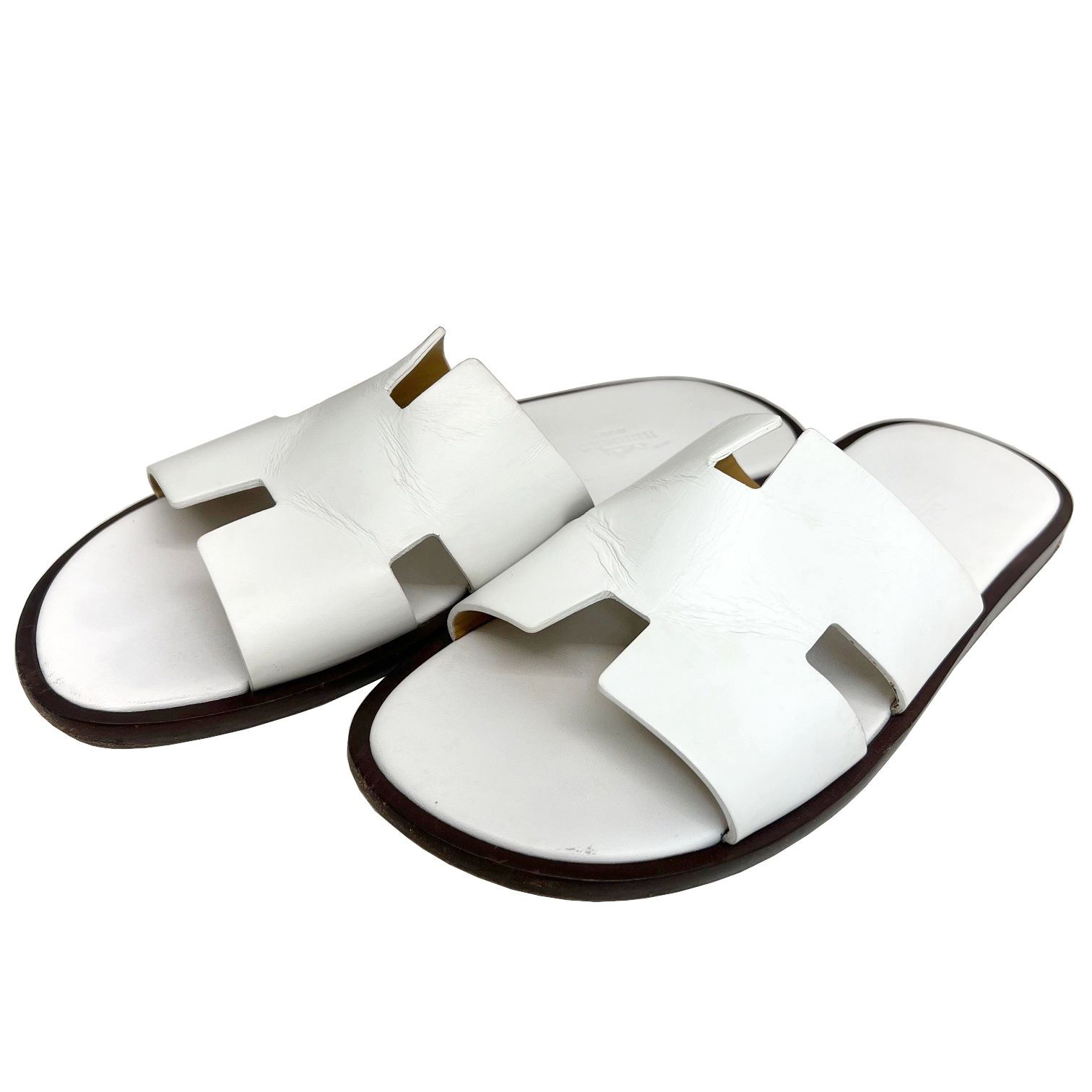 HERMES エルメス サンダル イズミール Hロゴ サイズ40 約25.5cm