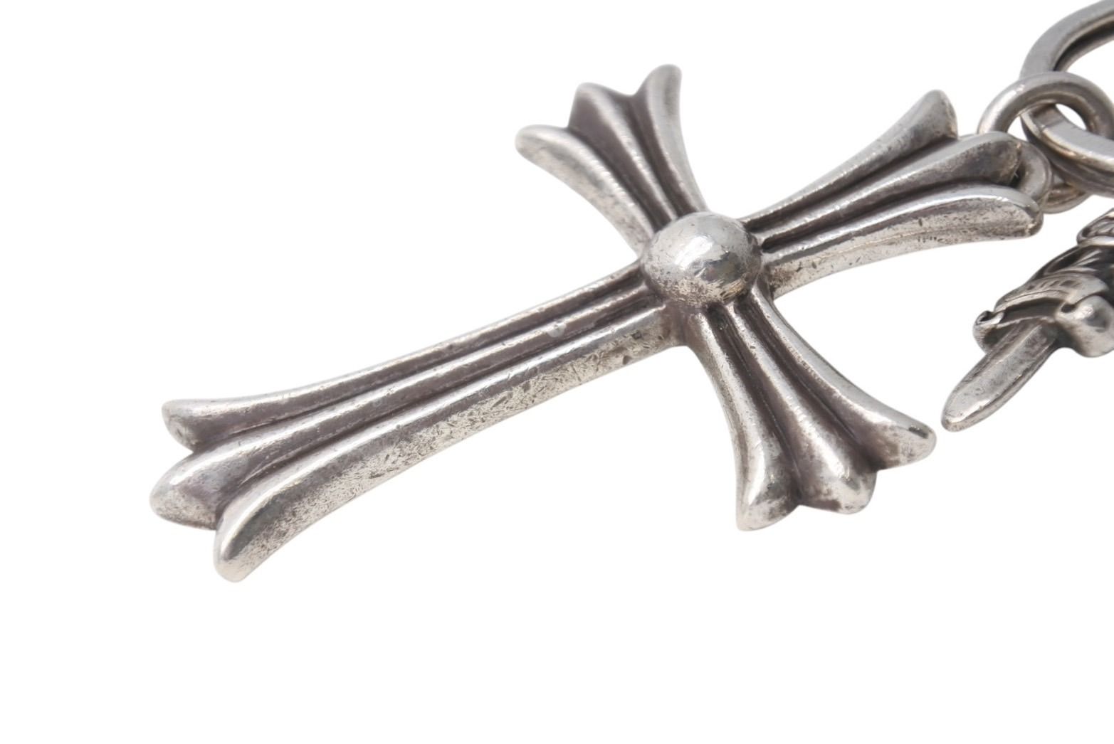 クロムハーツ ローラーペンダント ラージ 彫刻 シルバー925 クロム