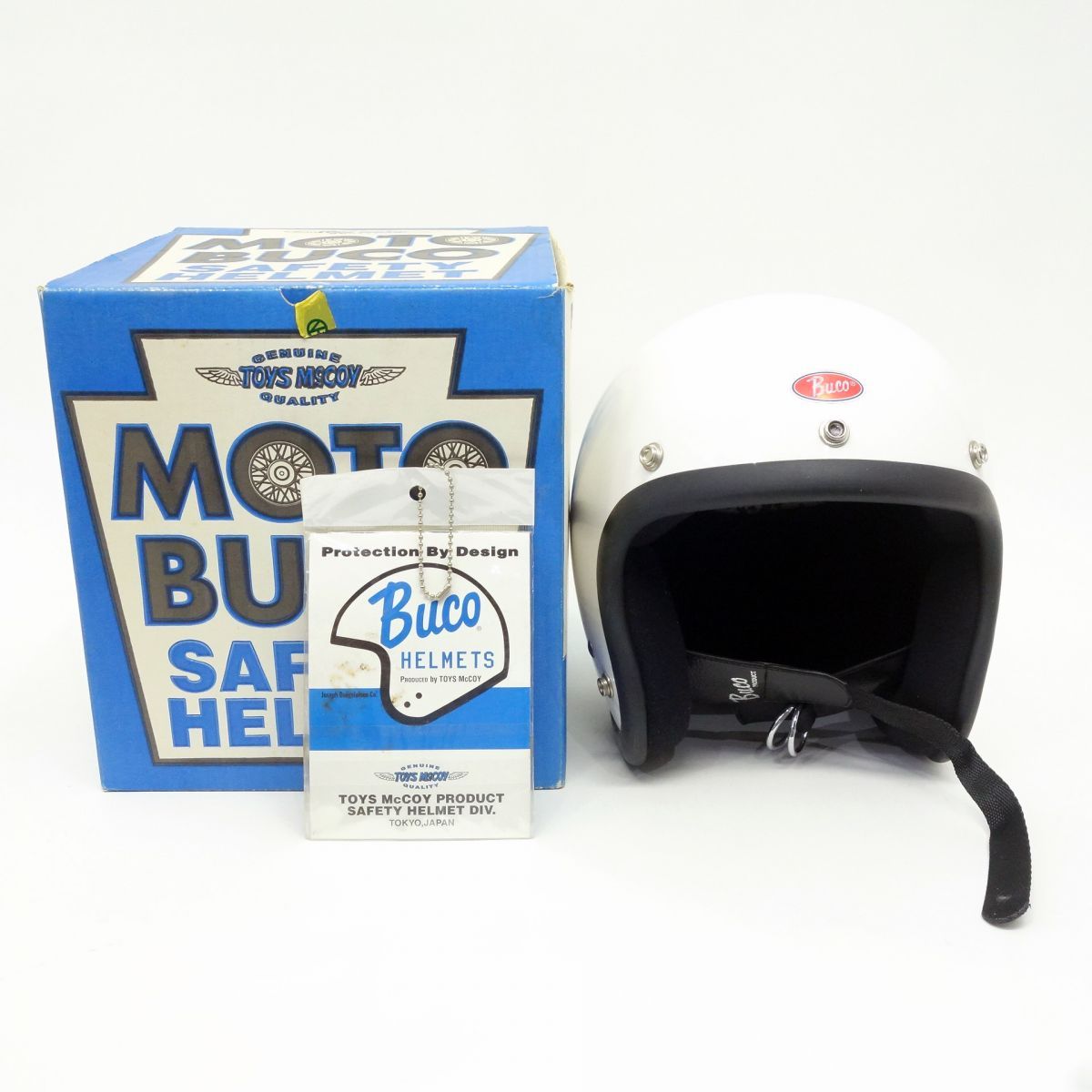 TOYS McCOY/トイズマッコイ MOTO BUCOヘルメット ホワイト S/Mサイズ(56-58cm) ジェットヘルメット ※中古 - メルカリ