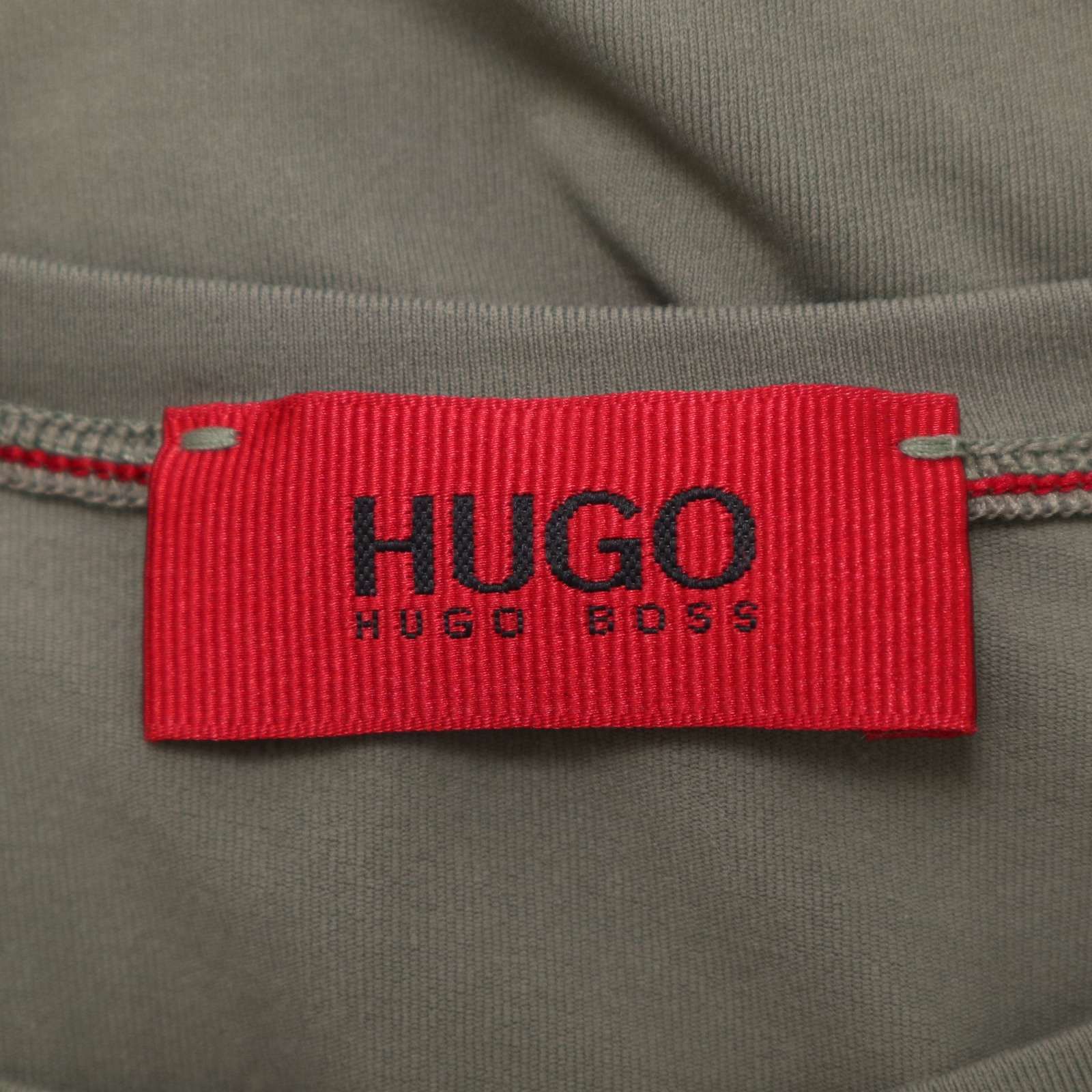 美品 現行タグ! M~L ヒューゴボス HUGO BOSS HUGO BOSS ヒューゴボス 赤タグ☆ 春夏 クラック 箔プリント