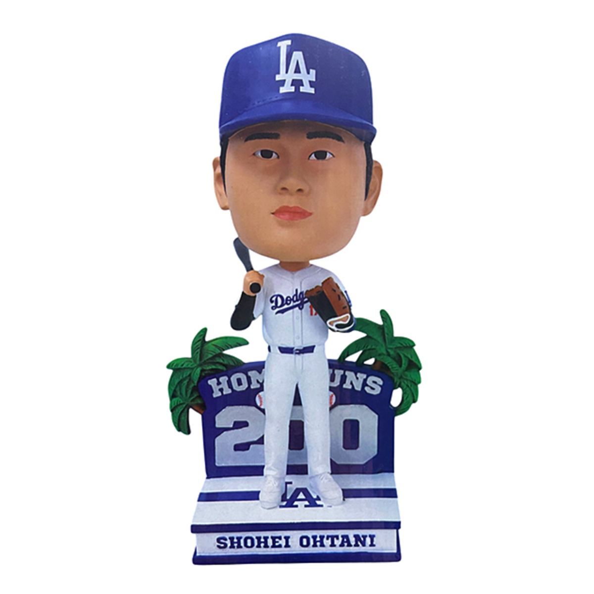 大谷翔平 ボブルヘッド 大谷翔平 公式グッズ 200号 ホームラン達成記念 ビッグボブルヘッド 9.5インチ 24.1cm シリアルナンバー入り MLB メジャーリーグ公式 FOCO社 ロサンゼルス ドジャース モデル 背番号17 17番