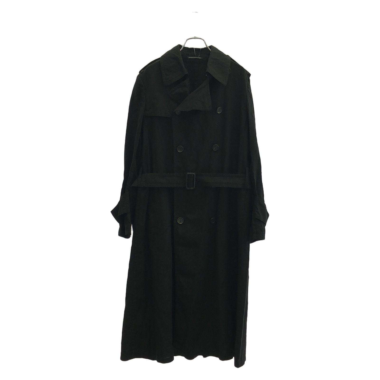 ヨウジヤマモト プリュス ノアール Yohji Yamamoto NOIR トレンチコート トレンチコート ブラック その他 トレンチコート メンズ Used A