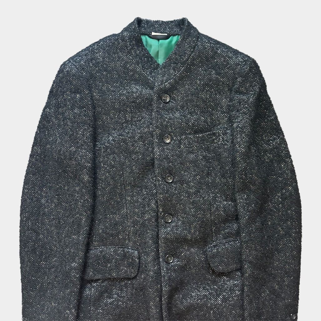 コムデギャルソンオムプリュス テーラードジャケット ツイード コムデギャルソンオムプリュス ツイード テーラードジャケット グレー