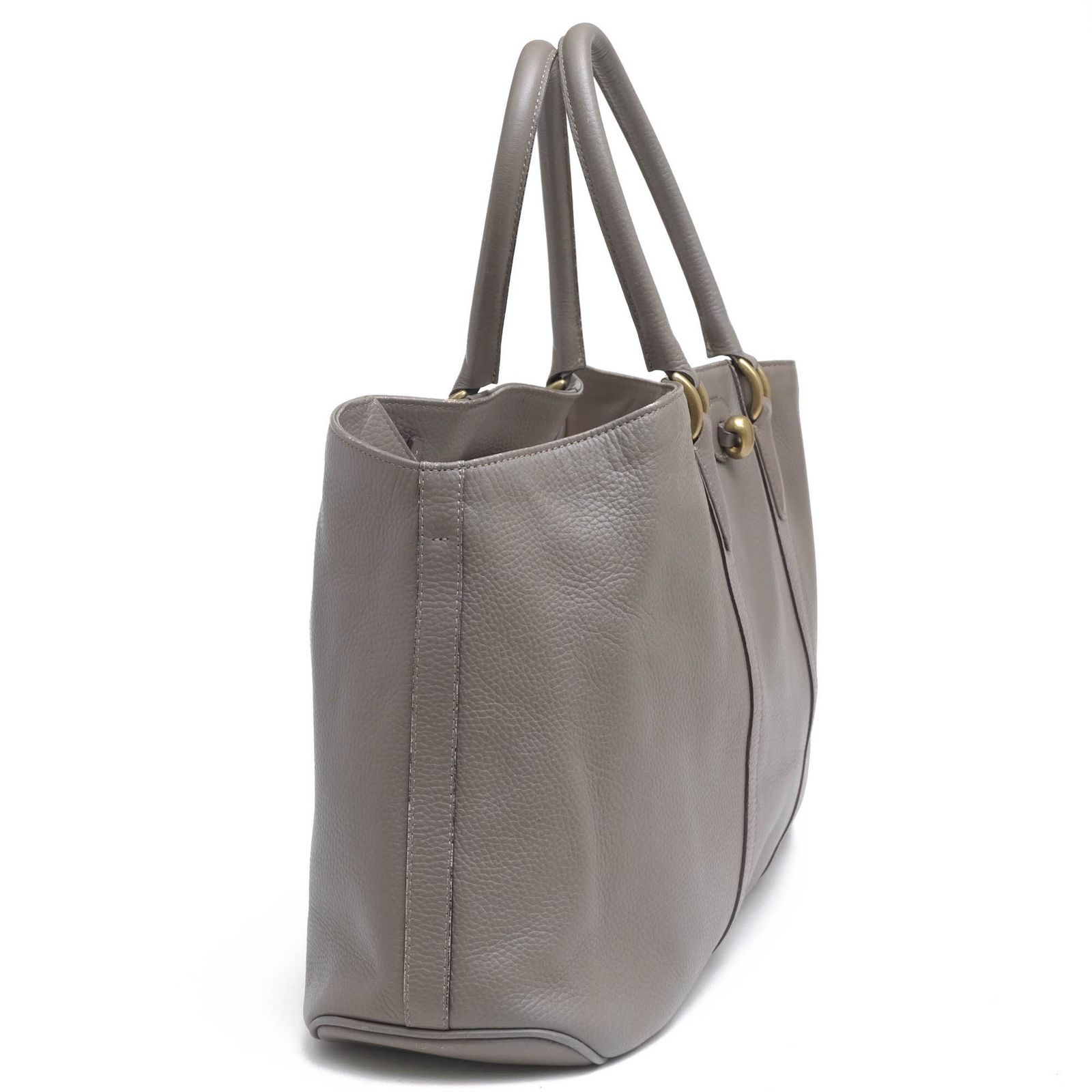 トフアンドロードストーン ビジネスバッグ 2way シボ革 グレー A4◎ トフアンドロードストーン ビジネスバッグ 2way シボ革 グレー