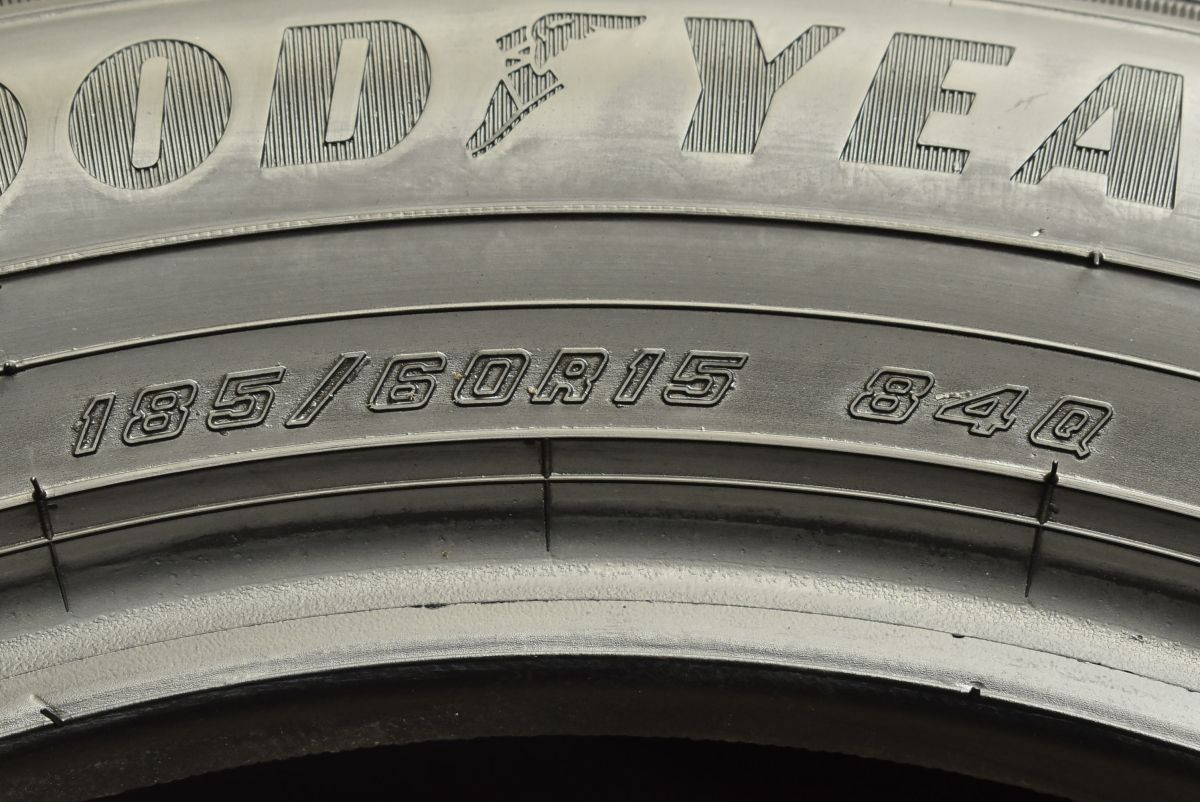 バリ溝】グッドイヤー アイスナビ8 185/60R15 4本セット フィールダー 