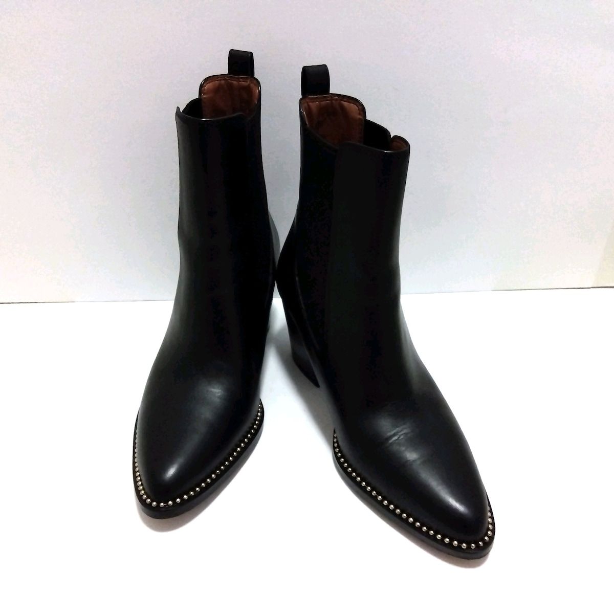 COACH コーチ ショートブーツ レディース - 黒 サイドゴア レザー