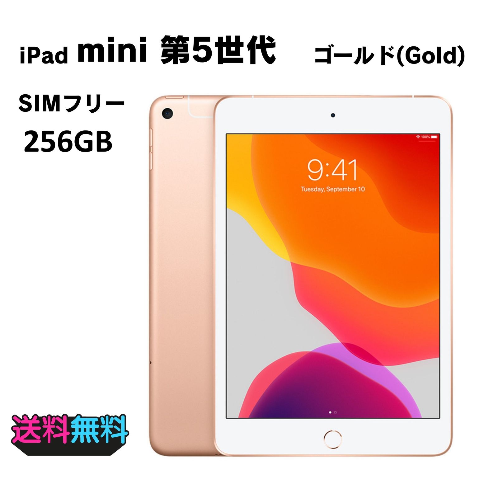 動作確認・初期化済み】 電池85％ SIMフリー Apple iPad mini 第5世代 