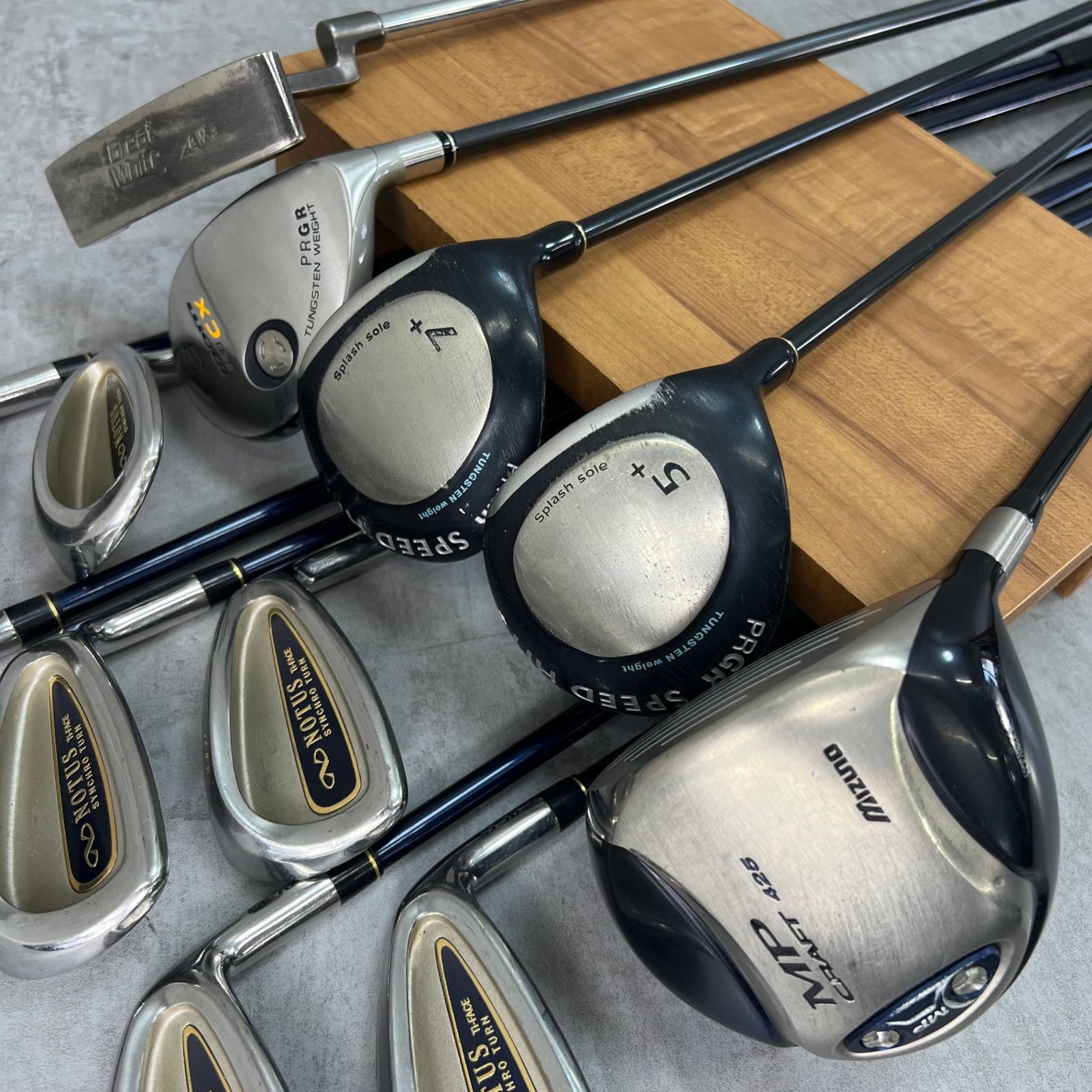 Mizuno ミズノ PRGR プロギア メンズゴルフ12本セット カーボン 右利き