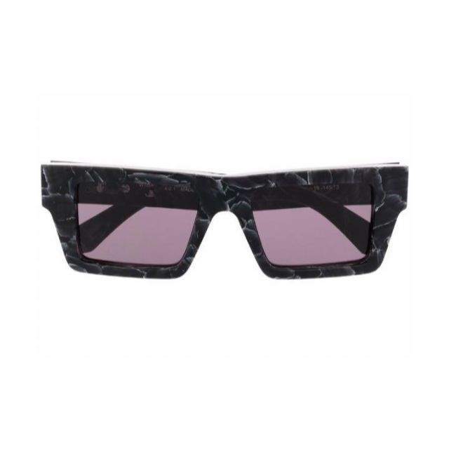 限定1個！新品 正規品 off-white マーブルプリントスクエアサングラス  