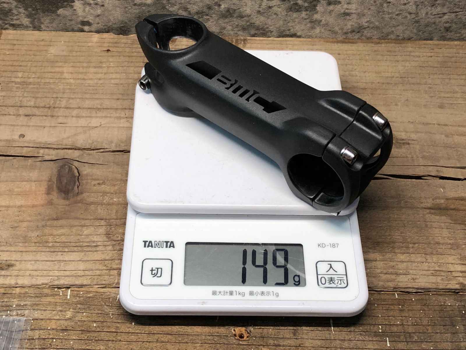 IP047 BMC RSM01 ステム アルミ OS 100mm -8° Φ31.8 ガーミンマウント付き - メルカリ