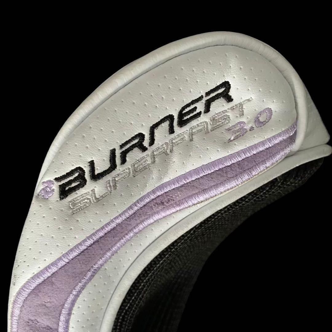 TaylorMade テーラーメイド ゴルフ ヘッドカバー BURNER 白 紫