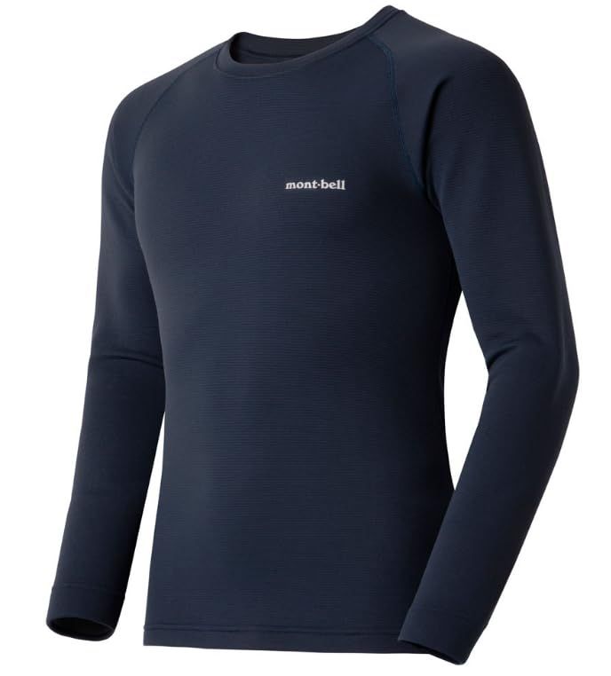 モンベル ジオライン EXP.ラウンドネックシャツ Men s メンズ ネイビー NV 1107712 L