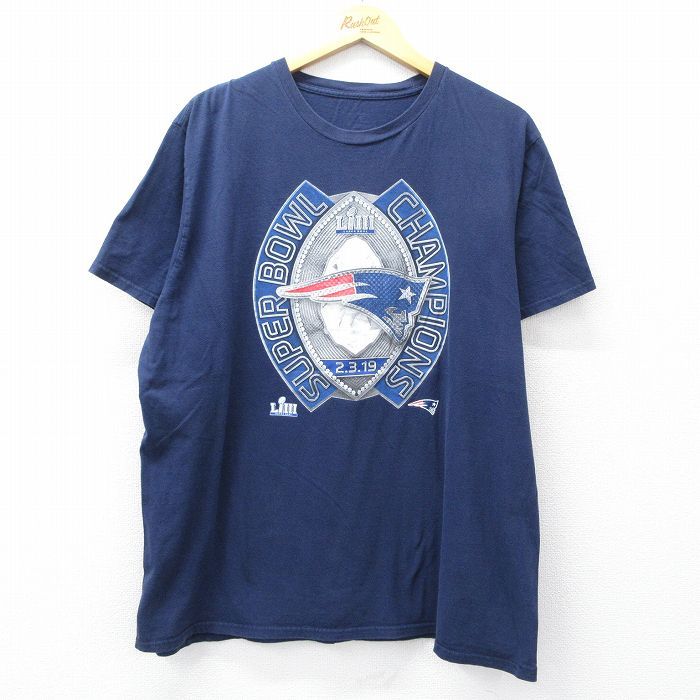 XL/古着 半袖 Tシャツ メンズ NFL ニューイングランドペイトリオッツ 