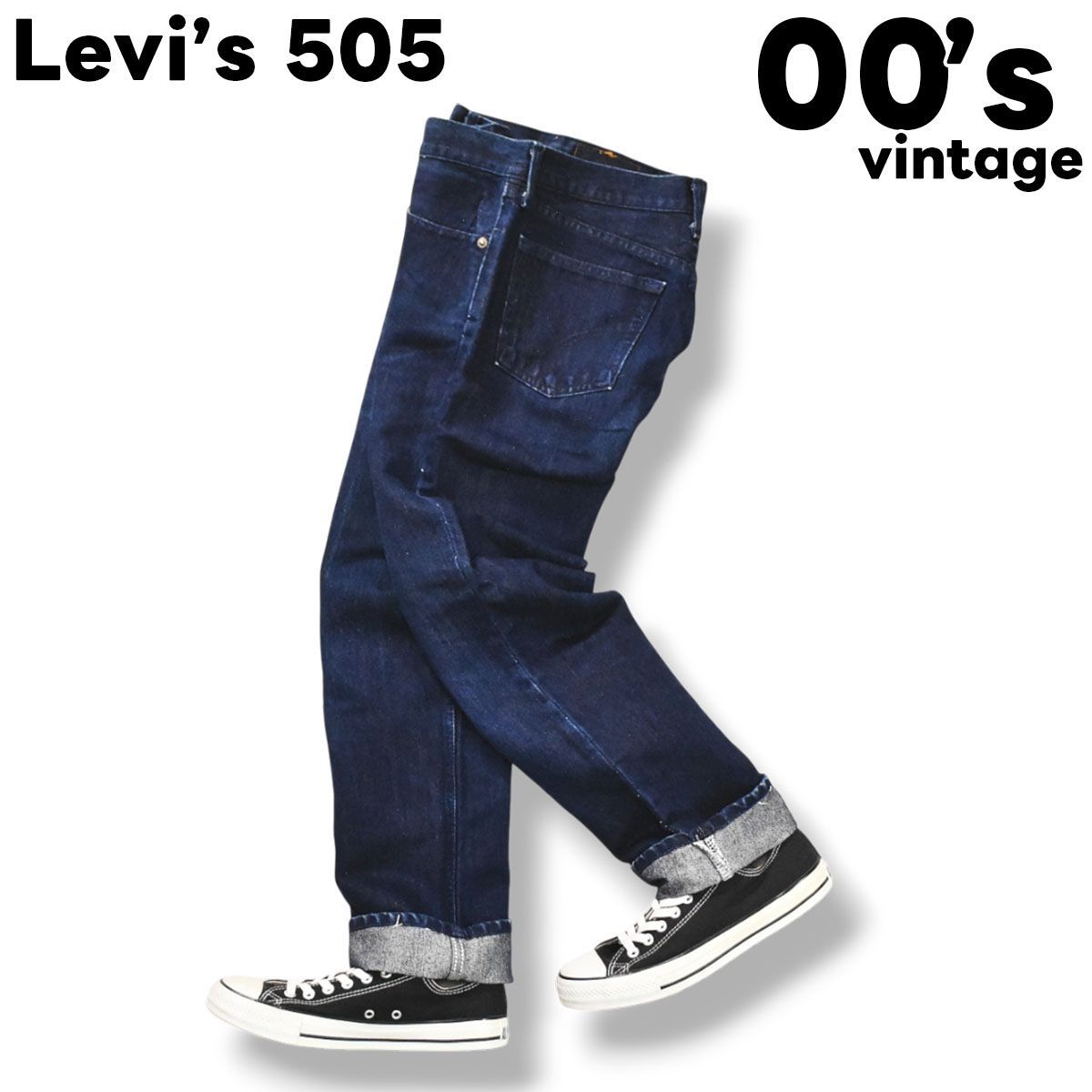 美品】 【濃紺】 00sヴィンテージ 日本製 リーバイス Levi's