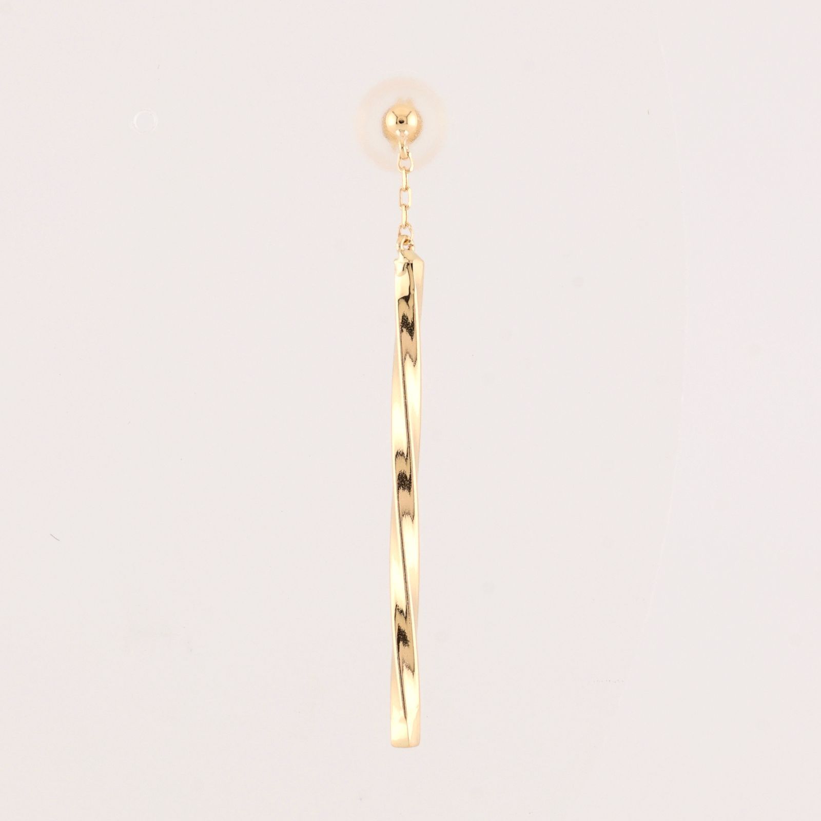 参考定価56 120円 K18 ゴールド 地金 セット ピアス ジュエリー デザイナーズ ツイストバーデザイン ロング リボンケース付き SIROKUMA-CORPORATION_COM